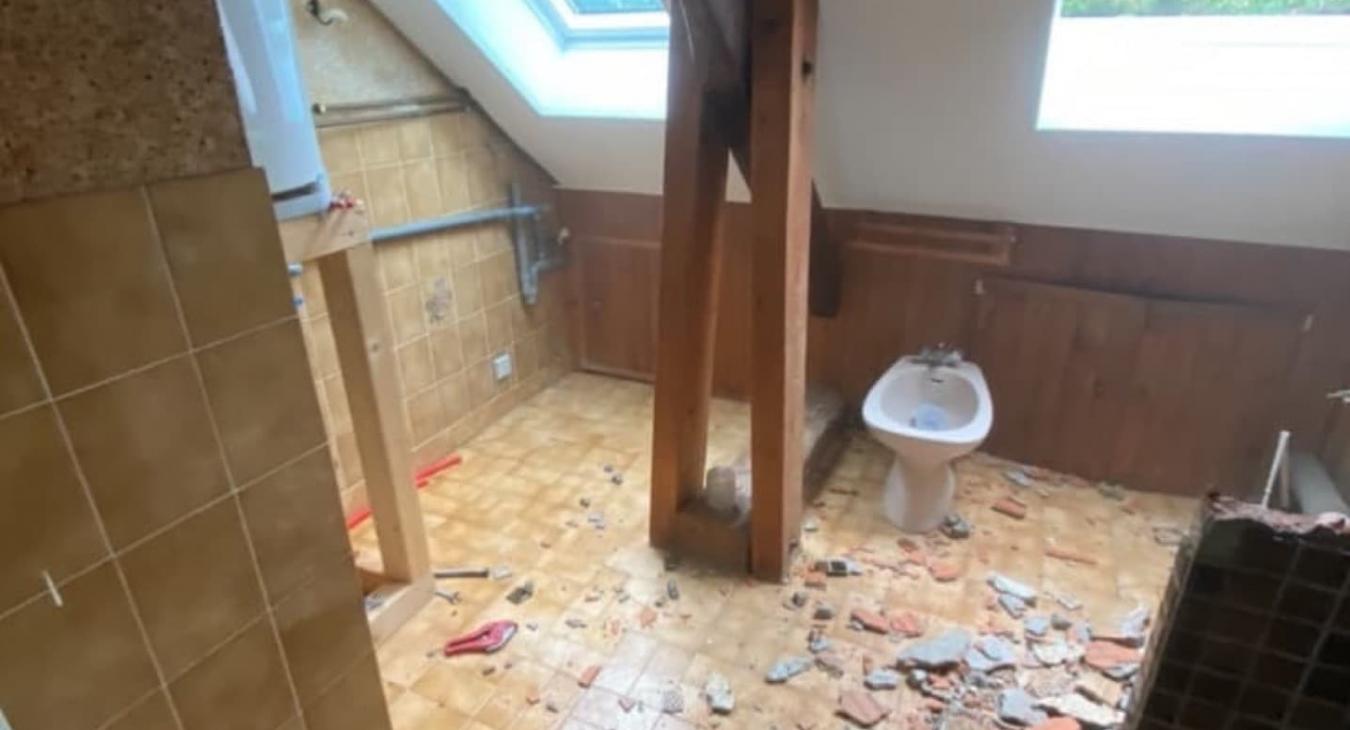 Installation de nouveaux sanitaires